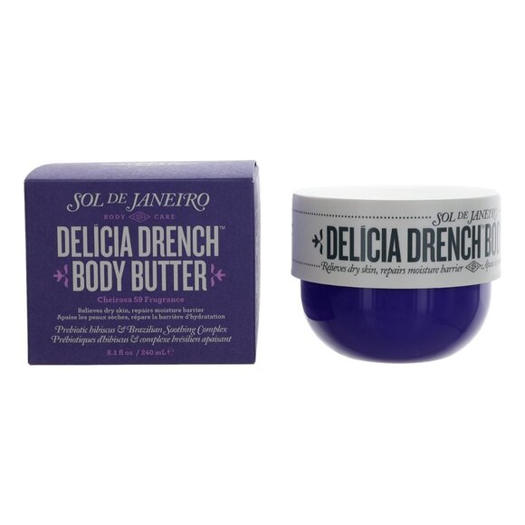 NEW‼️ SOL DE JANEIRO Delicia Drench Body Butter Cream Moisturizer -240 ml/8.1 oz - Picture 2 of 6